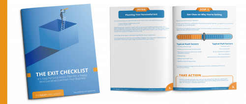 The Exit Checklist - eBook Graphic